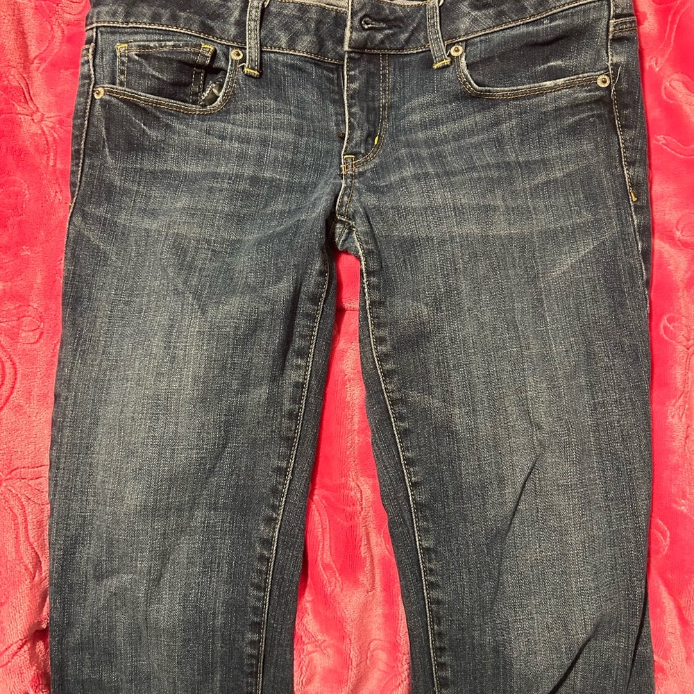 American Eagle Outfitters Dark Blue Skinny Jeans